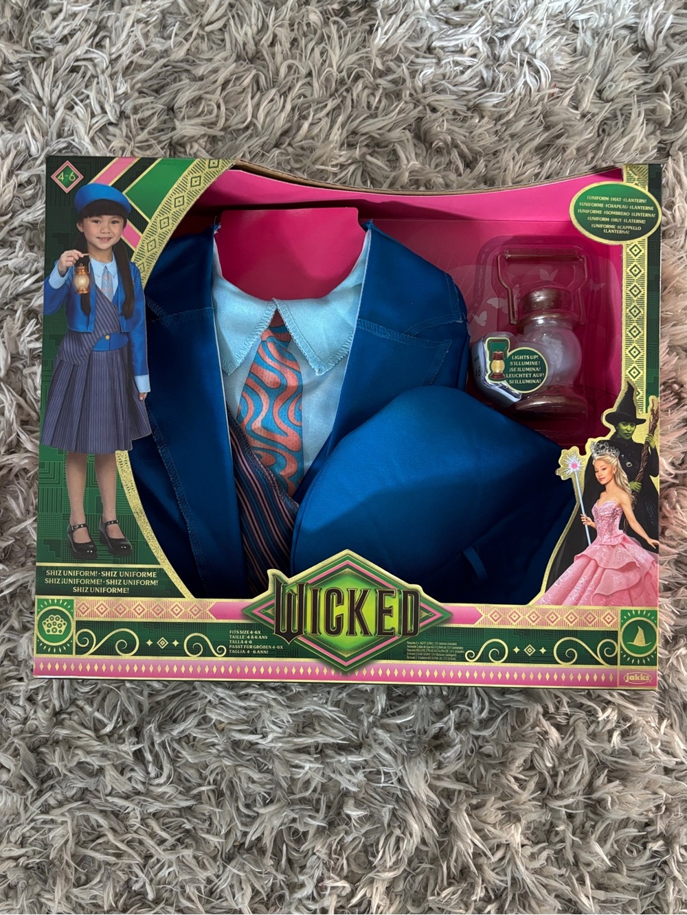Wicked Deluxe Shiz University Uniform Costume Set Size 4-6X